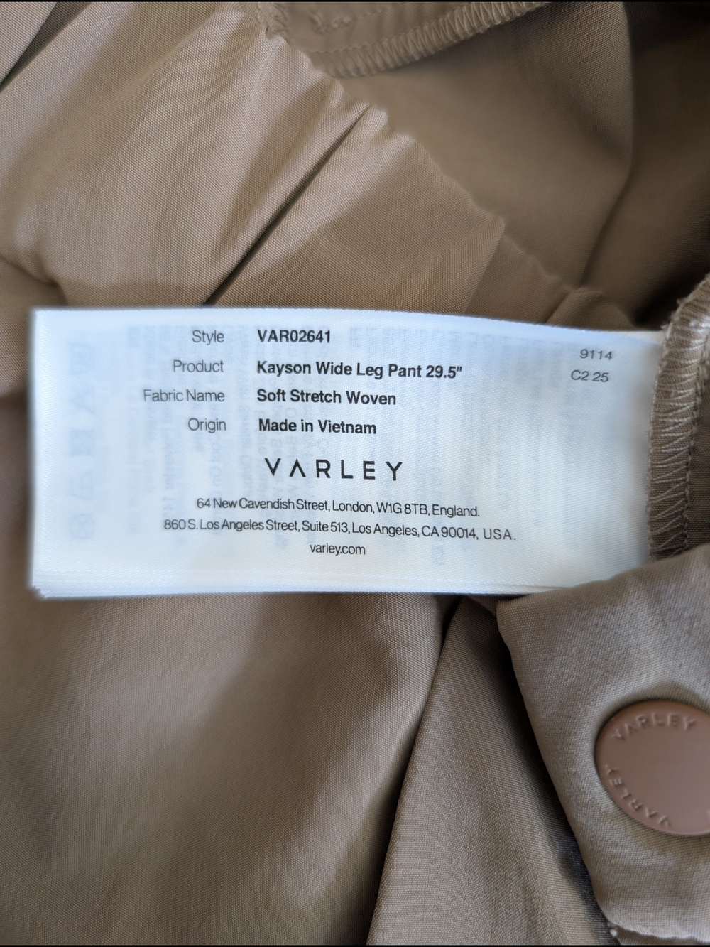 Varley Kayson Wide Leg Pants - Picture 7 of 8